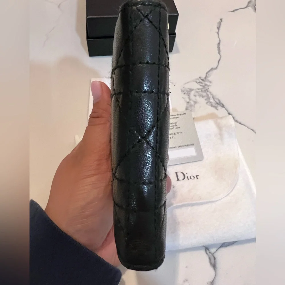 💯 Dior Cannage Leather Wallet